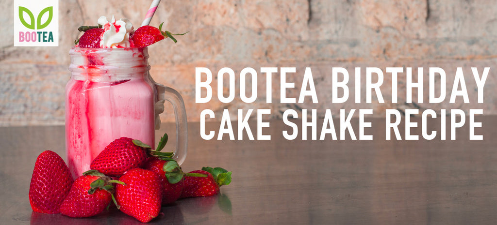 Celebrate Our Birthday with Our Bootea Birthday Cake Shake
